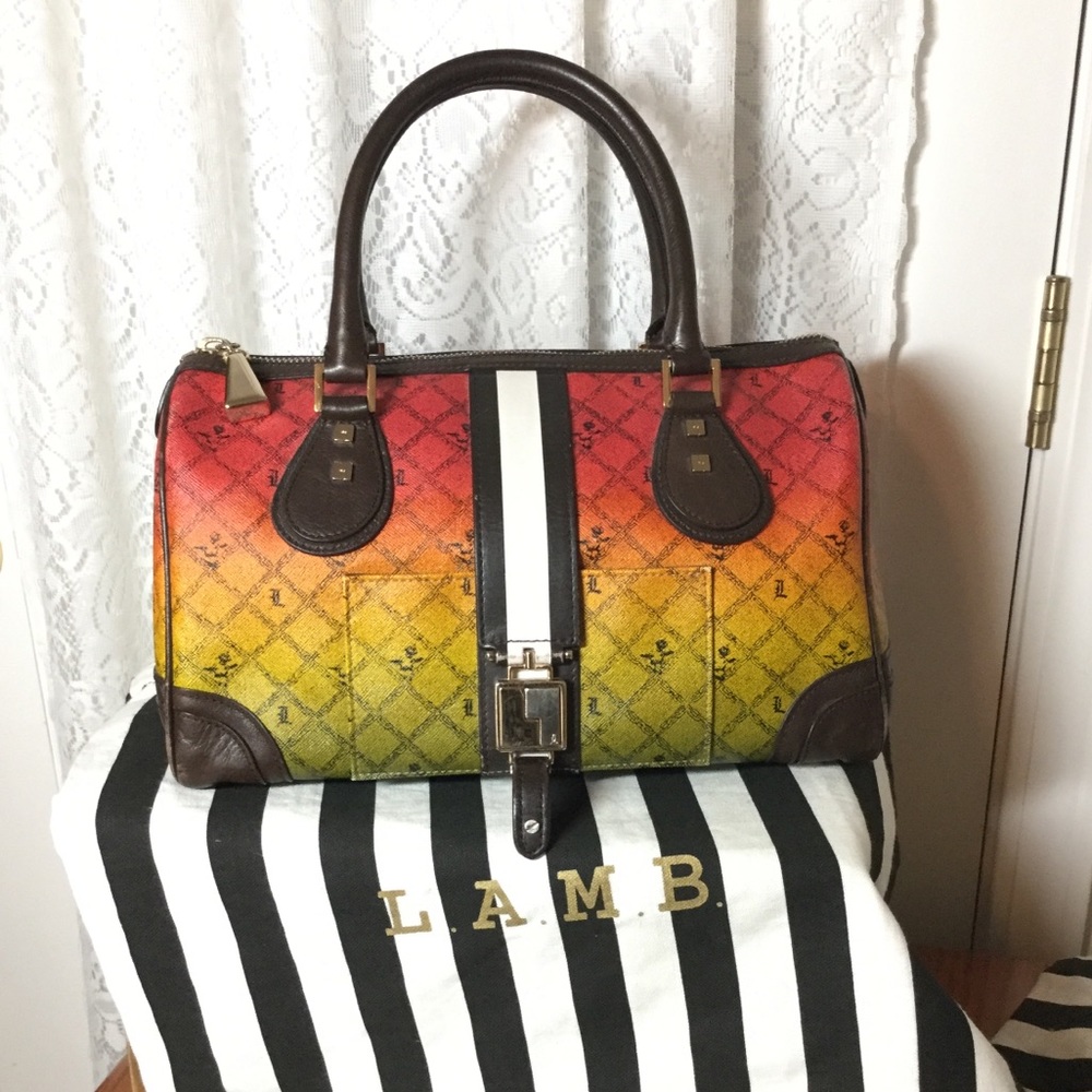 L.A.M.B.  Rasta Ombre Mandeville Satchel
